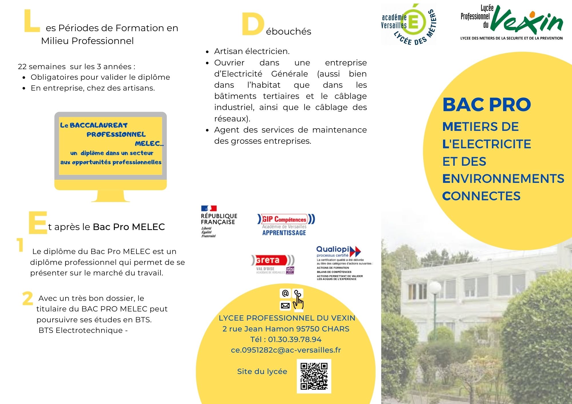 BAC PRO MELEC - Lycée professionnel du Vexin